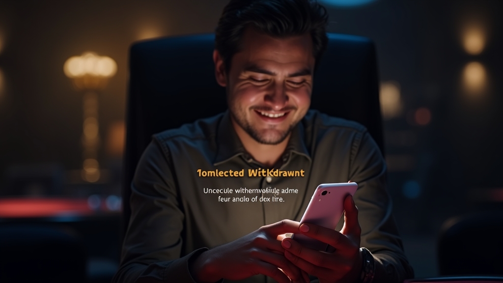 Bevestiging van een geslaagde uitbetaling op een telefoon